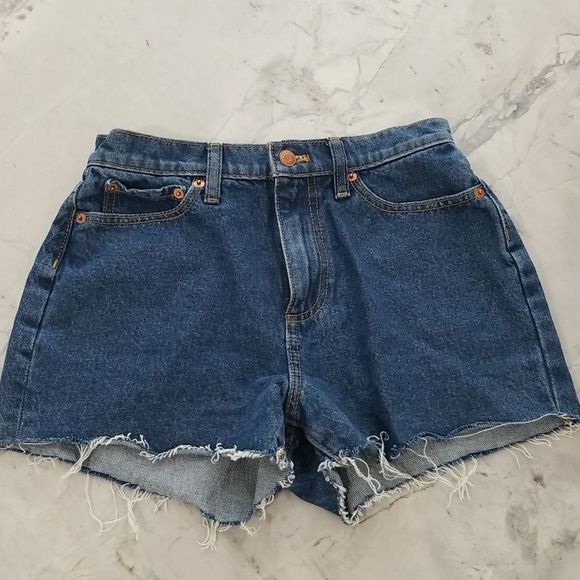 - Pink Victoria’s Secret denim cut off jean shorts, size 25 - Picture 12 of 12